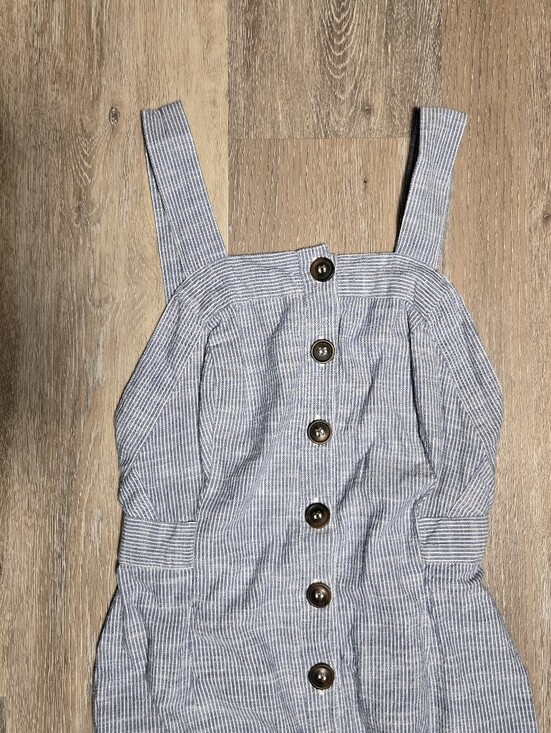 Pants - Japna Blue & White Striped Jumpsuit Size S